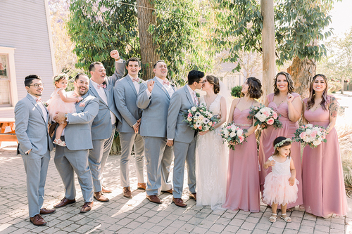 grey bridesmaid dresses with pink flowers Cloud Grey Multiway Bridesmaid dress: Handmade, prom dress, evening gown