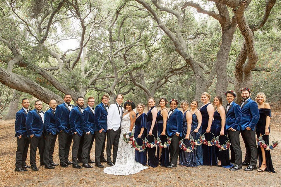Wedding party style discount
