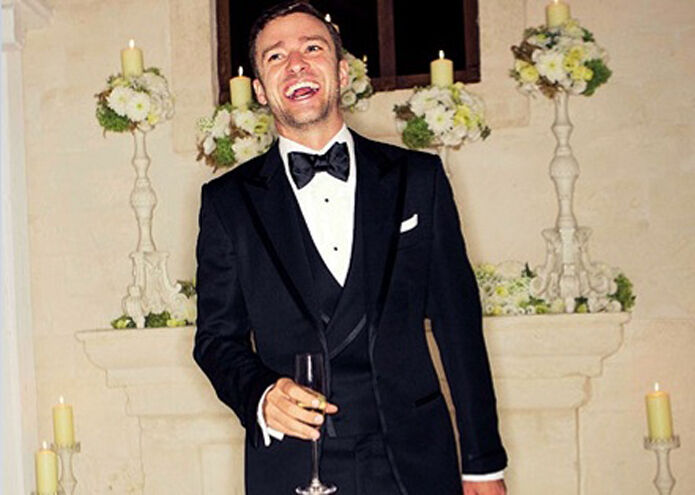 justin timberlake wedding picture