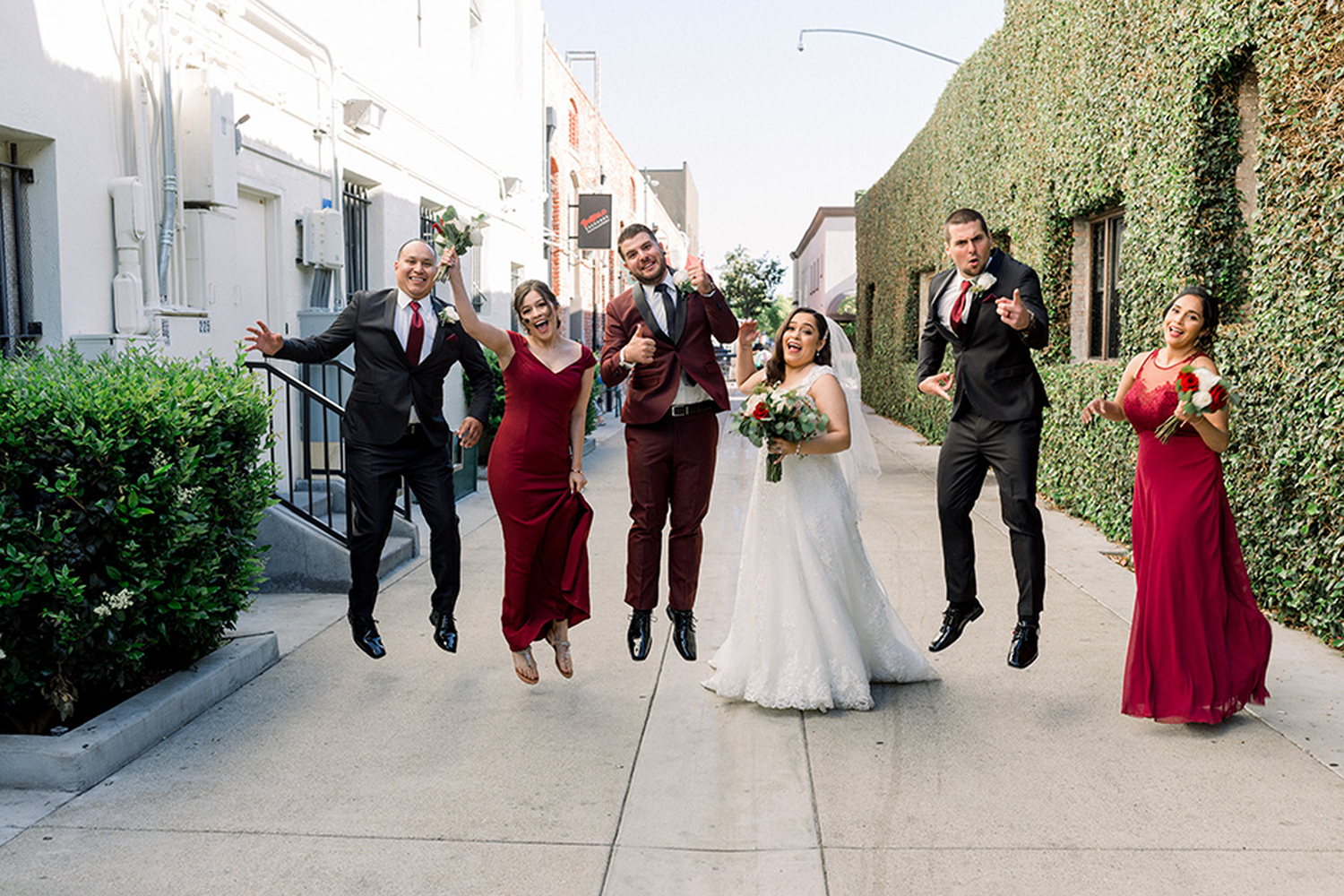 red dress wedding slept with groom This Is How You Rock A Red Dress At Your Holiday Themed Wedding