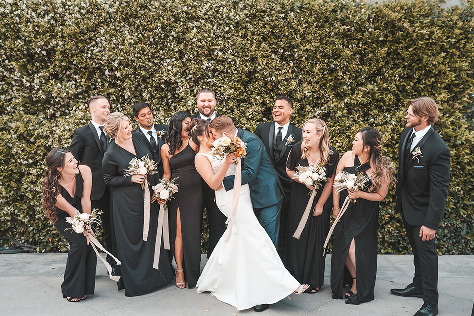 All navy bridal party best sale