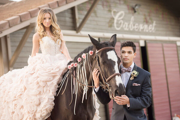 Rose gold wedding tuxedo on sale