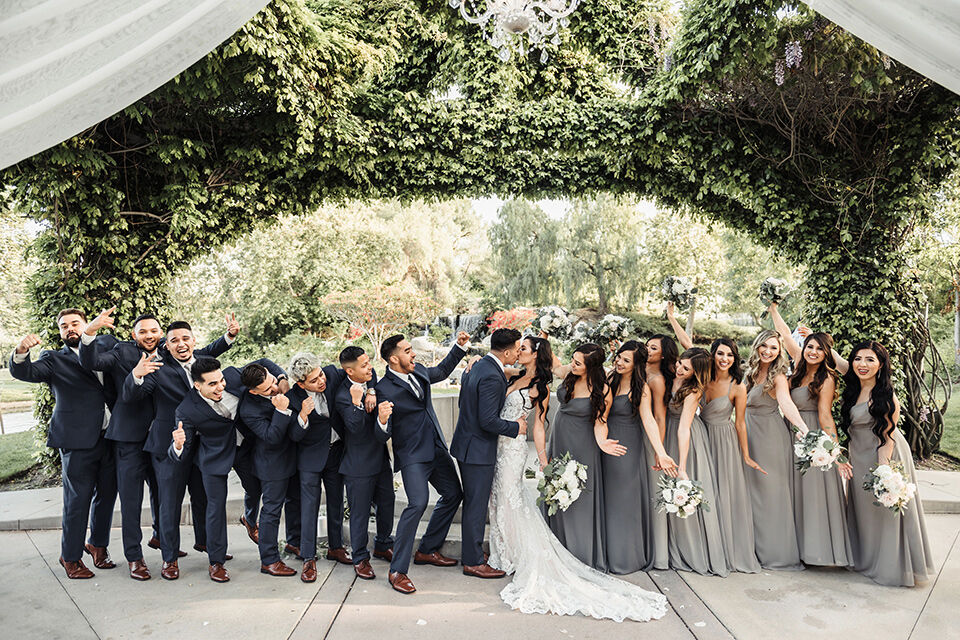 Navy Grey and Cream Wedding Design Perfection