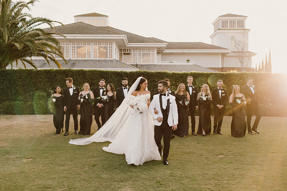 Chicness Overload With This Black Tie Statement Wedding Friar Tux