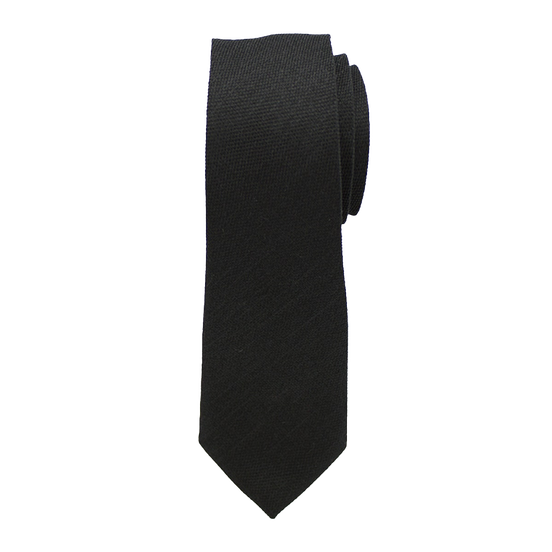 Black Matte Long Tie