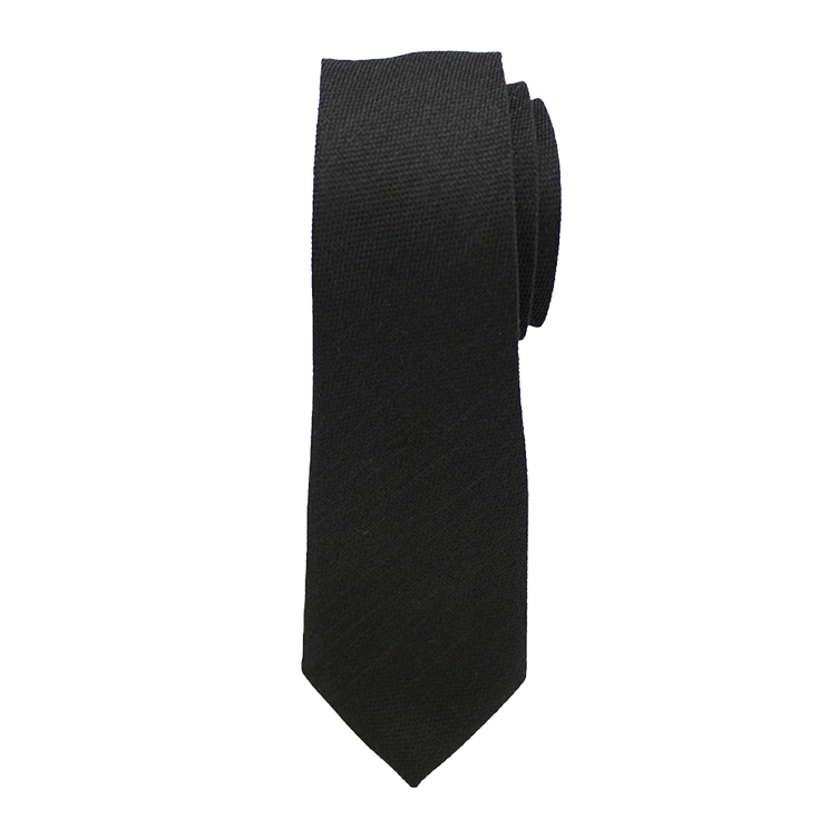 Black Matte Long Tie
