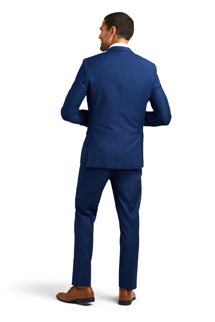 Cobalt Blue Stretch Suit Separates image number 3