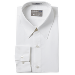 White Laydown Collar Shirt image number null