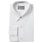 White Laydown Collar Shirt image number 1
