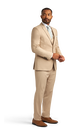Khaki Stretch Suit Separates image number 4