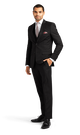 Black Stretch Suit Separates image number 1