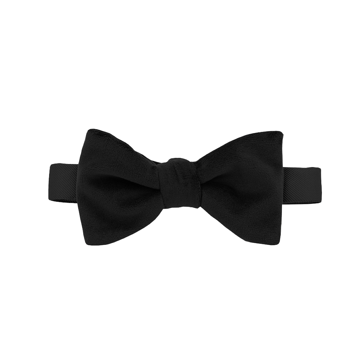 Black Velvet Bow Tie image number 1