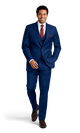 Cobalt Blue Stretch Suit Separates
