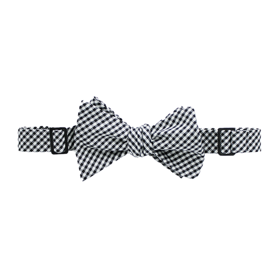Gingham Plaid Bow Tie