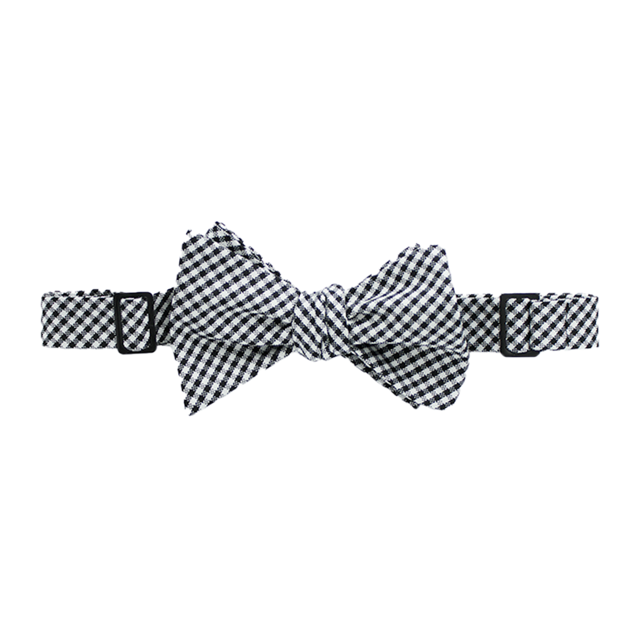 Black & White Checkered Print Bow Black & White Checkered Print Bow