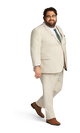 Tan Stretch Suit Separates image number 2