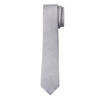 Grey Textured Long Tie