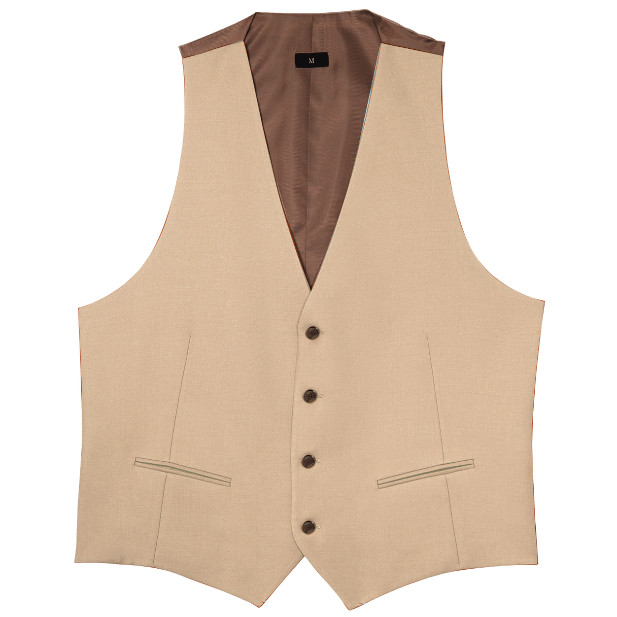 Khaki Stretch Separates Vest image number 1
