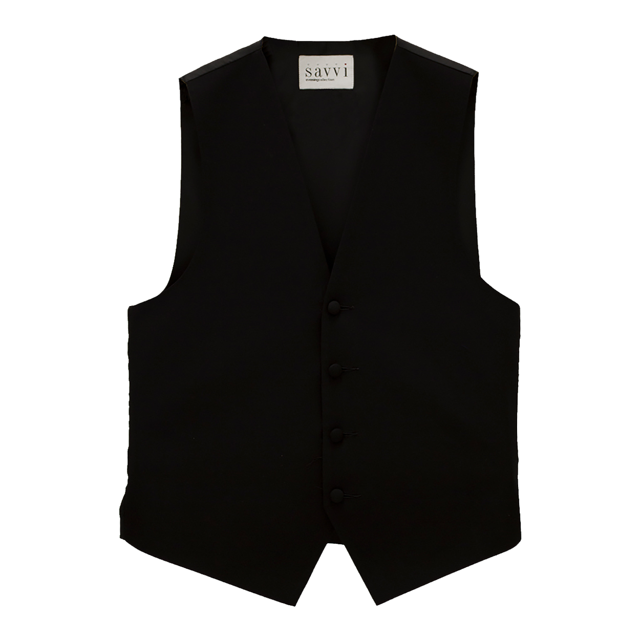 Black Wool Vest | FriarTux