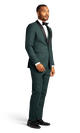 Green Stretch Shawl Lapel Tuxedo Separates image number 3