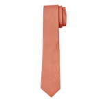 Rust Textured Long Tie