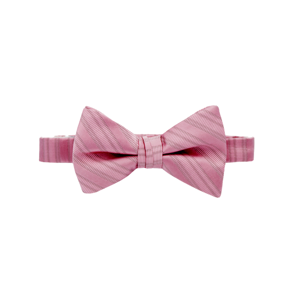 Rose Petal Striped Satin Bow Tie Rose Petal Striped Satin Bow Tie
