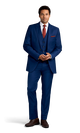 Cobalt Blue Stretch Suit Separates