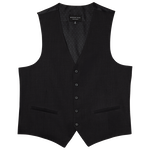 Black Performance Fabric Suit Vest Black Performance Fabric Suit Vest