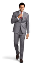 Grey Stretch Suit Separates