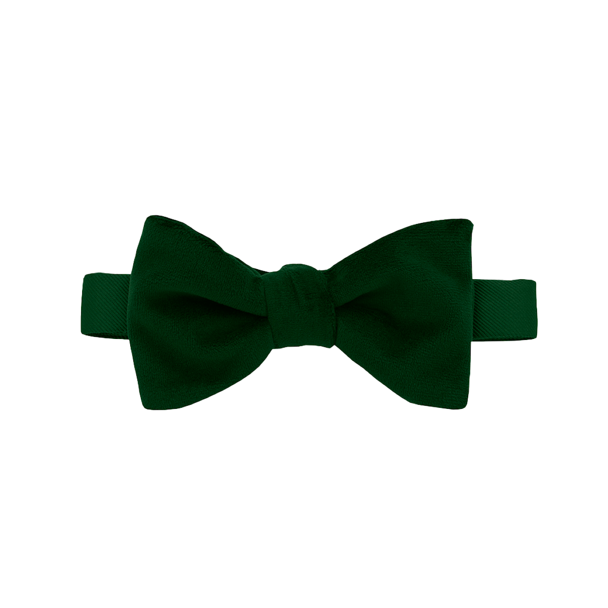Evergreen Velvet Bow Tie image number 1
