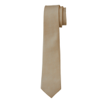 Taupe Textured Long Tie image number 1