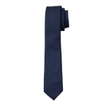 Navy Textured Long Tie