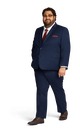 Navy Stretch Suit Separates image number 2