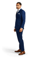 Cobalt Blue Stretch Suit Separates image number 4