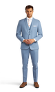 Light Blue Verona Suit image number 4