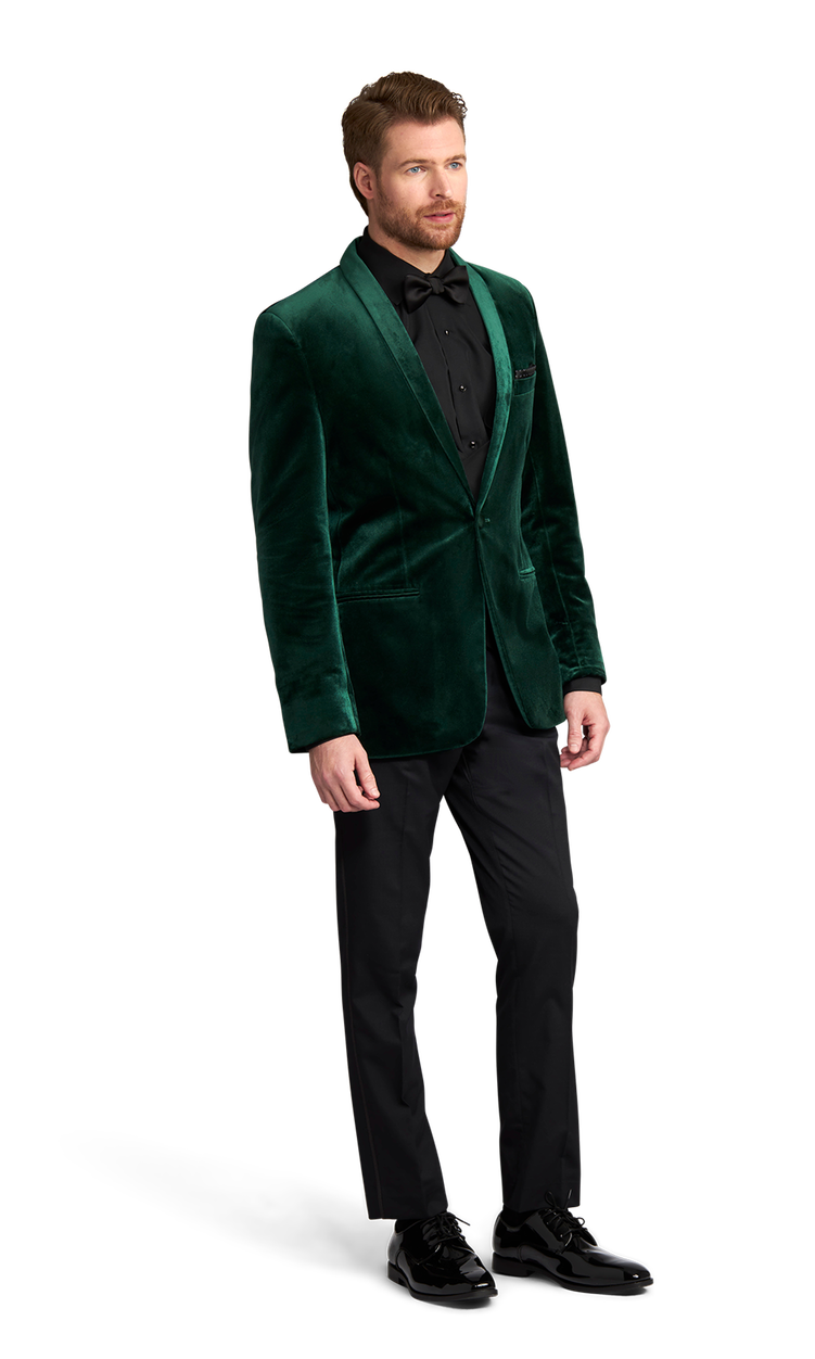 Green Velvet Brooklyn Tuxedo image number 4