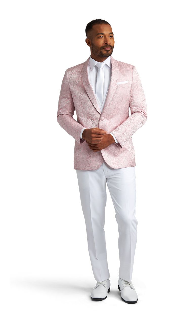 Mark of Distinction Paisley Shawl Lapel Coat