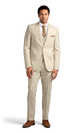 Michael Kors Tan Performance Suit Posing Forward