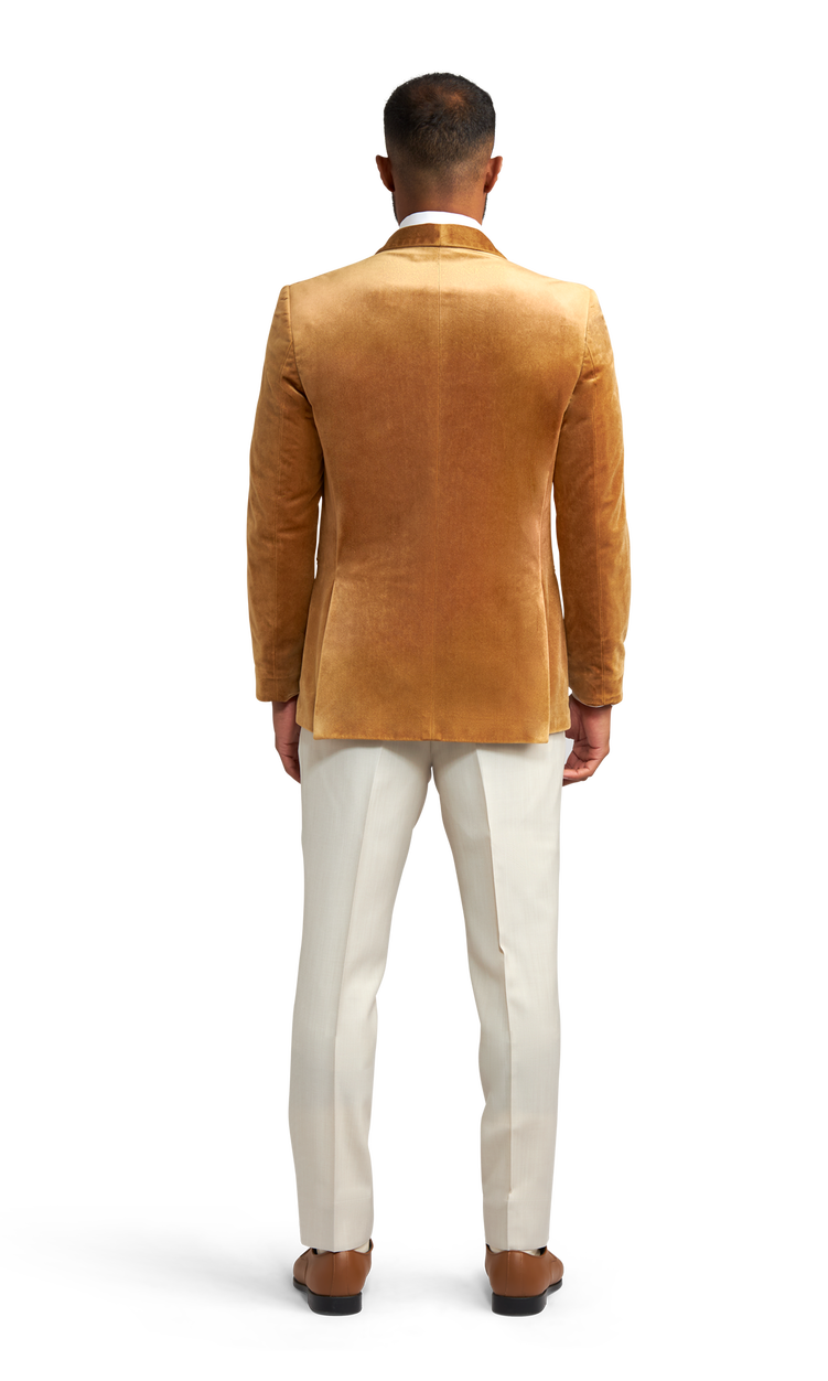 Gold Velvet Brooklyn Tuxedo image number 3