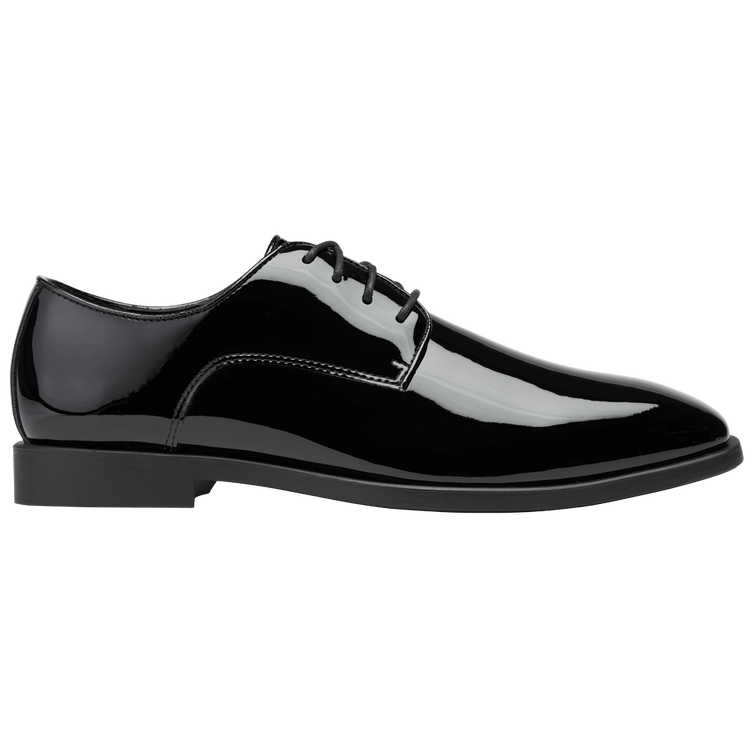 【デッドストック】Patent Leather Shoes size 101/2 Skolyx Black patent leather cap toe oxford tuxedo shoe | Skolyx