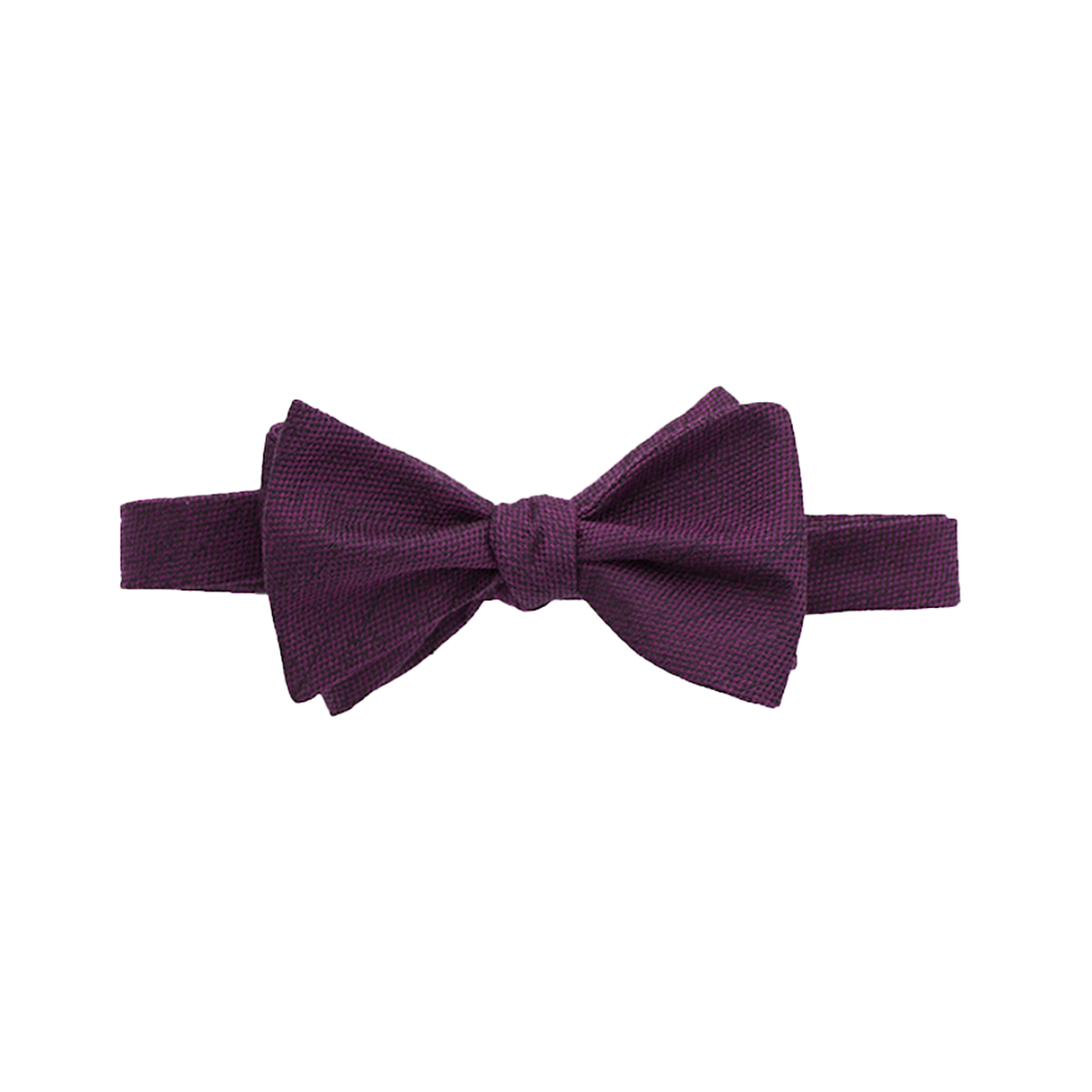 Plum Matte Bow Tie image number 1