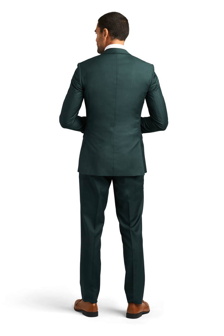 Green Stretch Suit Separates image number 3
