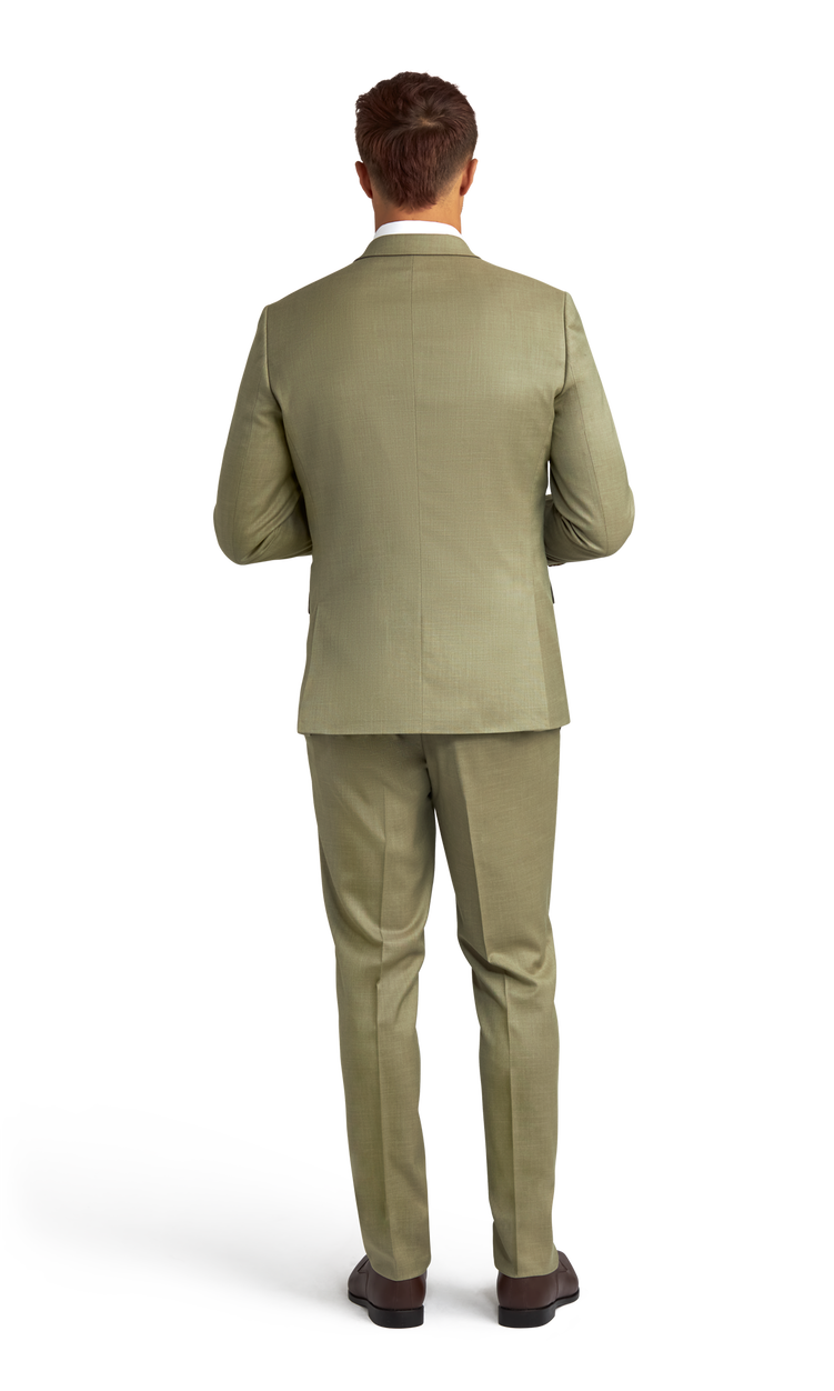 Sage Green Stretch Suit Separates image number null