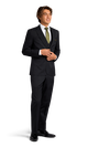 Front view of the Michael Kors Performance Suit