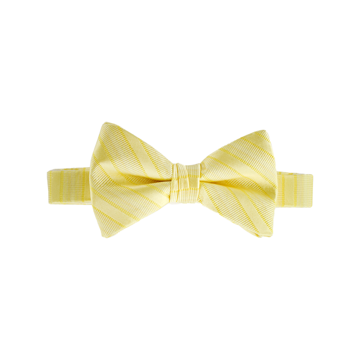 Canary Striped Bow Tie image number 1