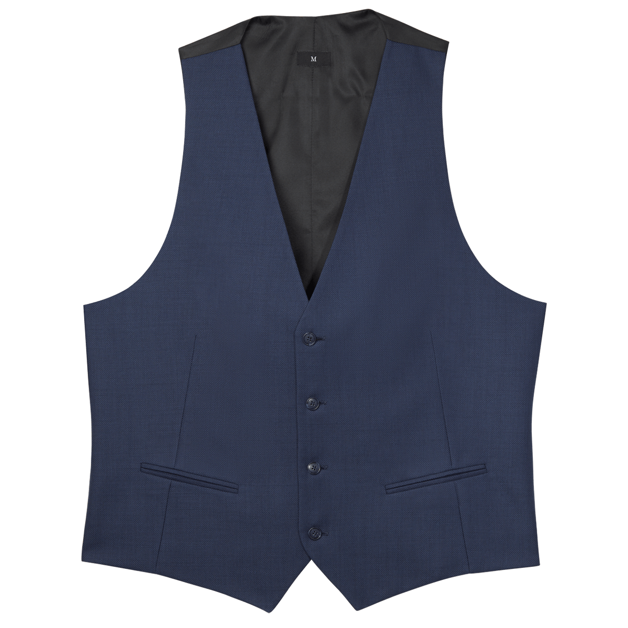Dark Blue Wool Vest