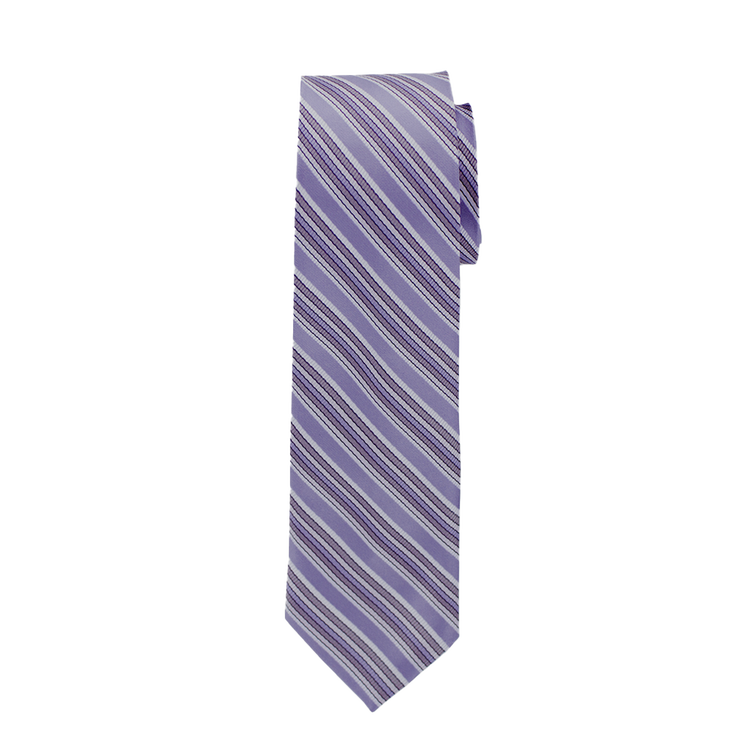 Freesia Striped Satin Necktie