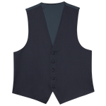Navy Wool Vest image number 1