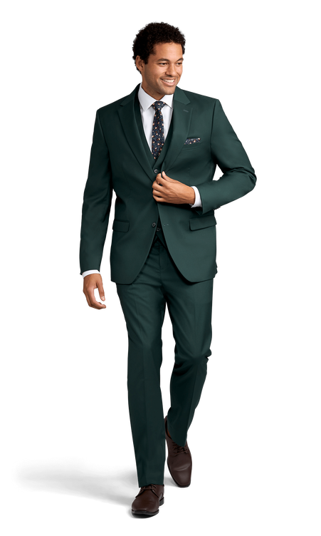 Green Stretch Suit Separates by Couture 1910