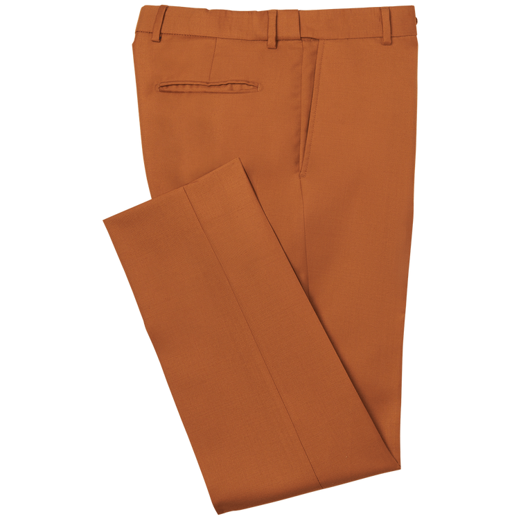 Riva Tailored Stretch Flared Pants - Caramel